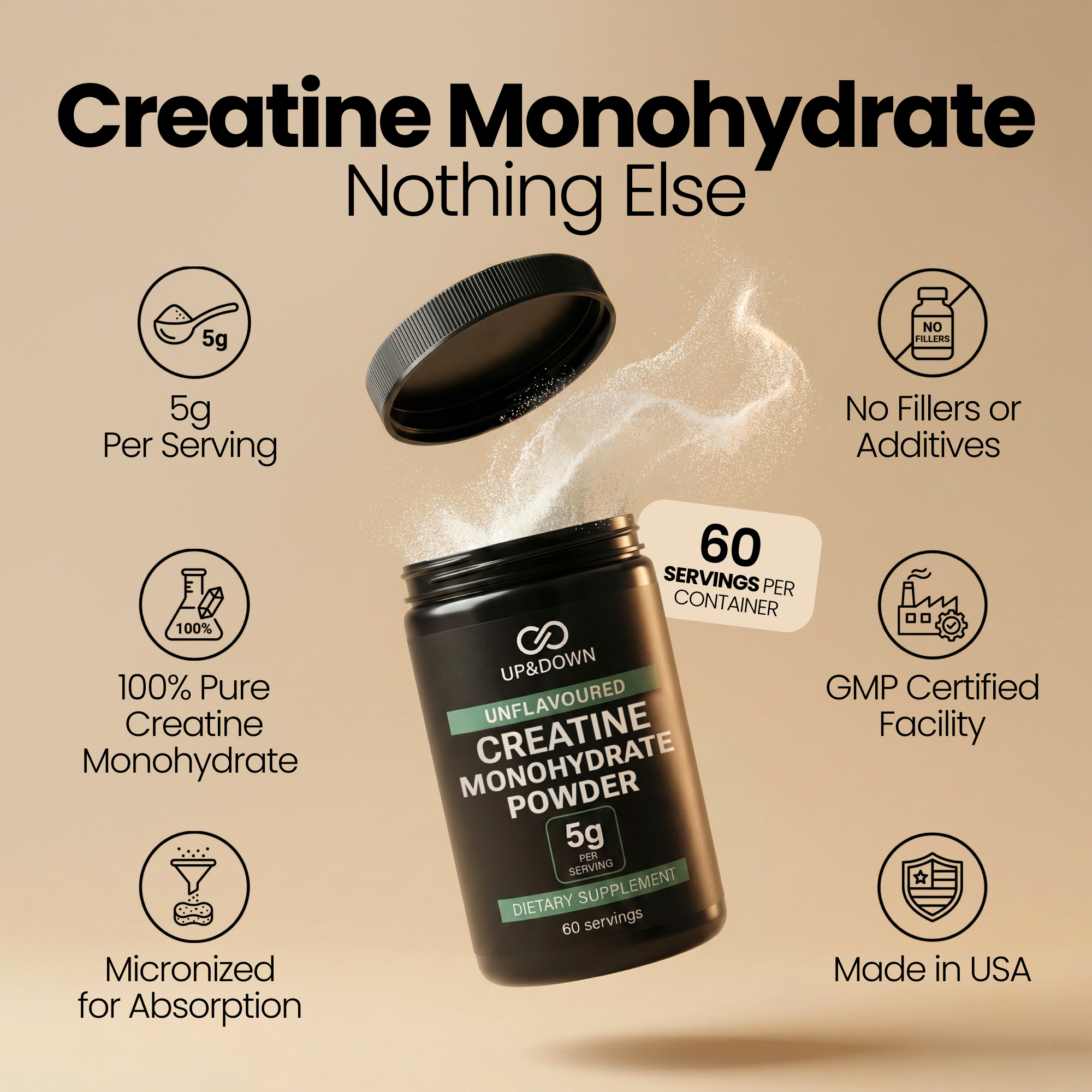 Creatine Monohydrate Powder