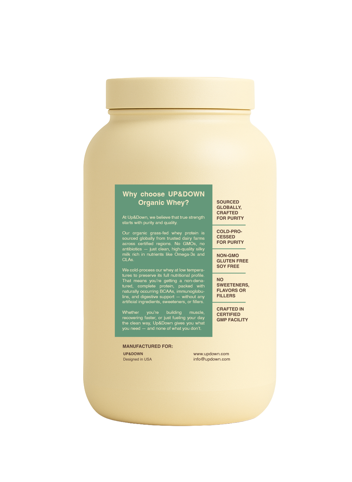 Coming by the End of 2025  - Organic Whey Protein Powder